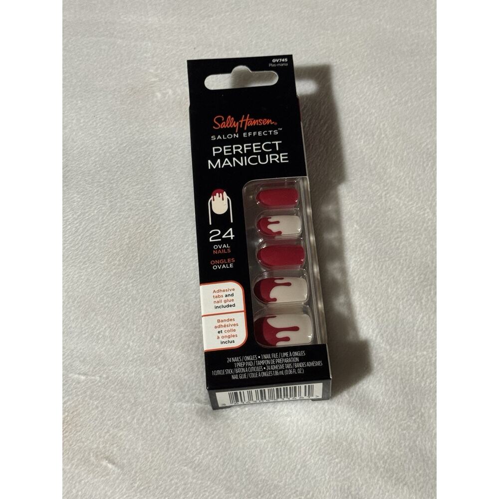 Sally Hansen Manicure Press On Nails OV745 Plas-mania NIB